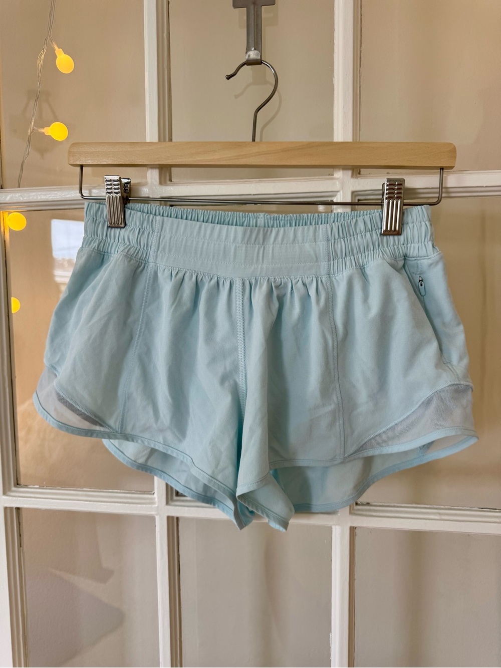lululemon athletica Light Blue Athletic Shorts